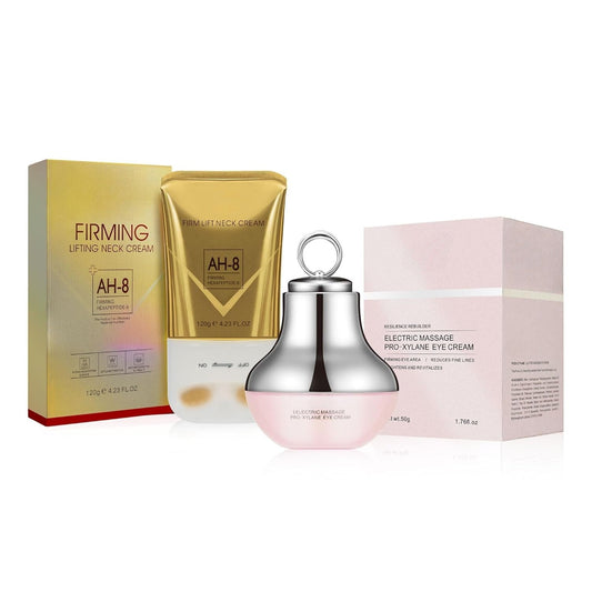 Neck and Eye Care Set with Firming, Smoothing and Hydrating Creams