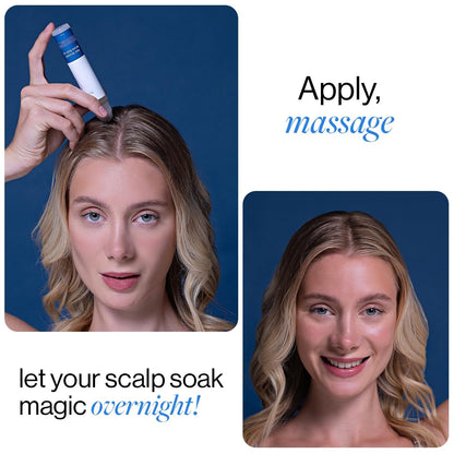 Advanced Hair Growth Roll-On Serum with Rosemary Oil and Peptide Complex
