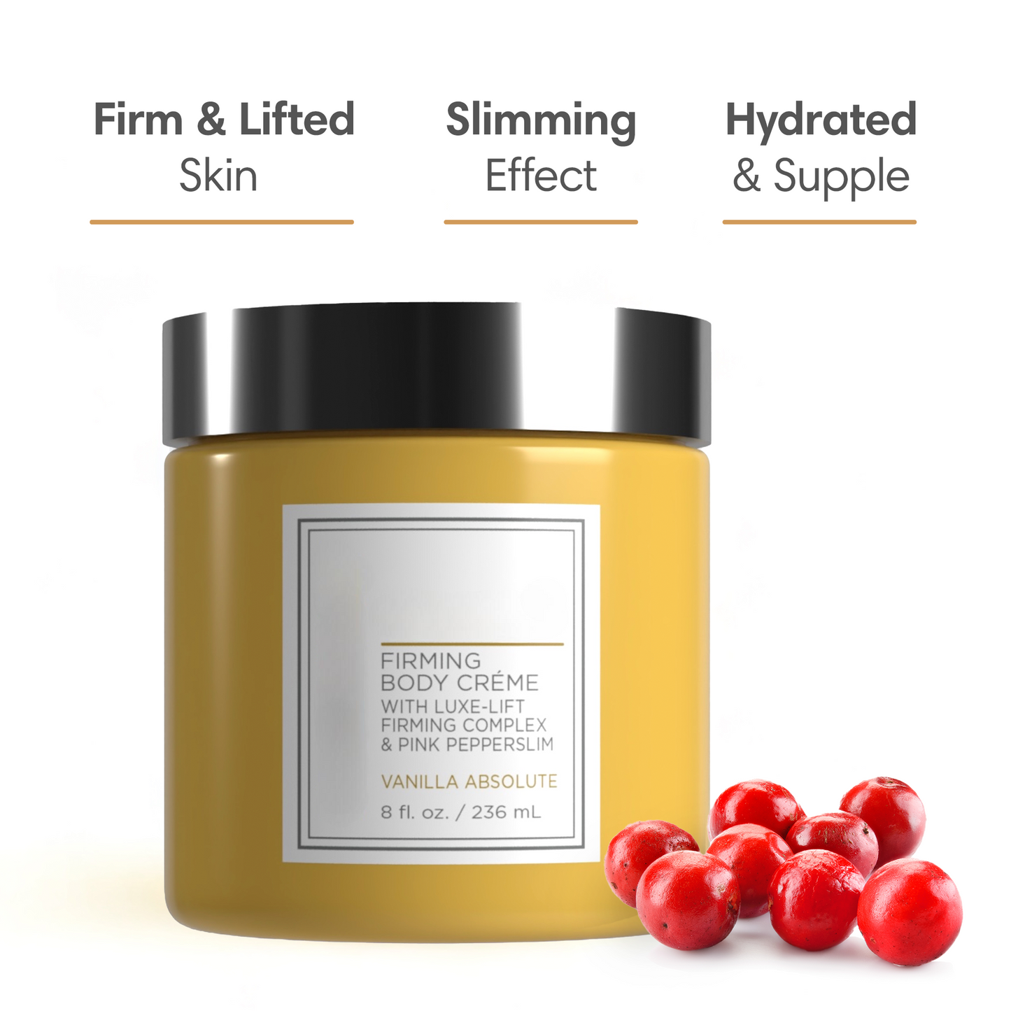 Champagne Lift Firming Body Cream with Caviar Extract and Gold Peptides